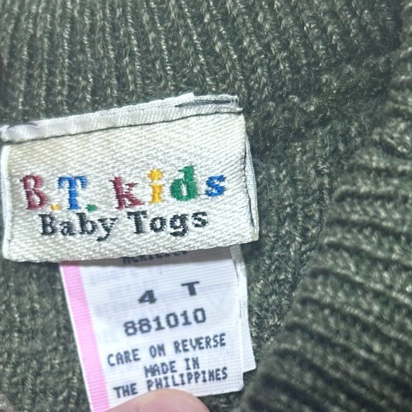 4T Vintage Baby Togs Dinosaur Applique Sweater - Picture 3 of 3